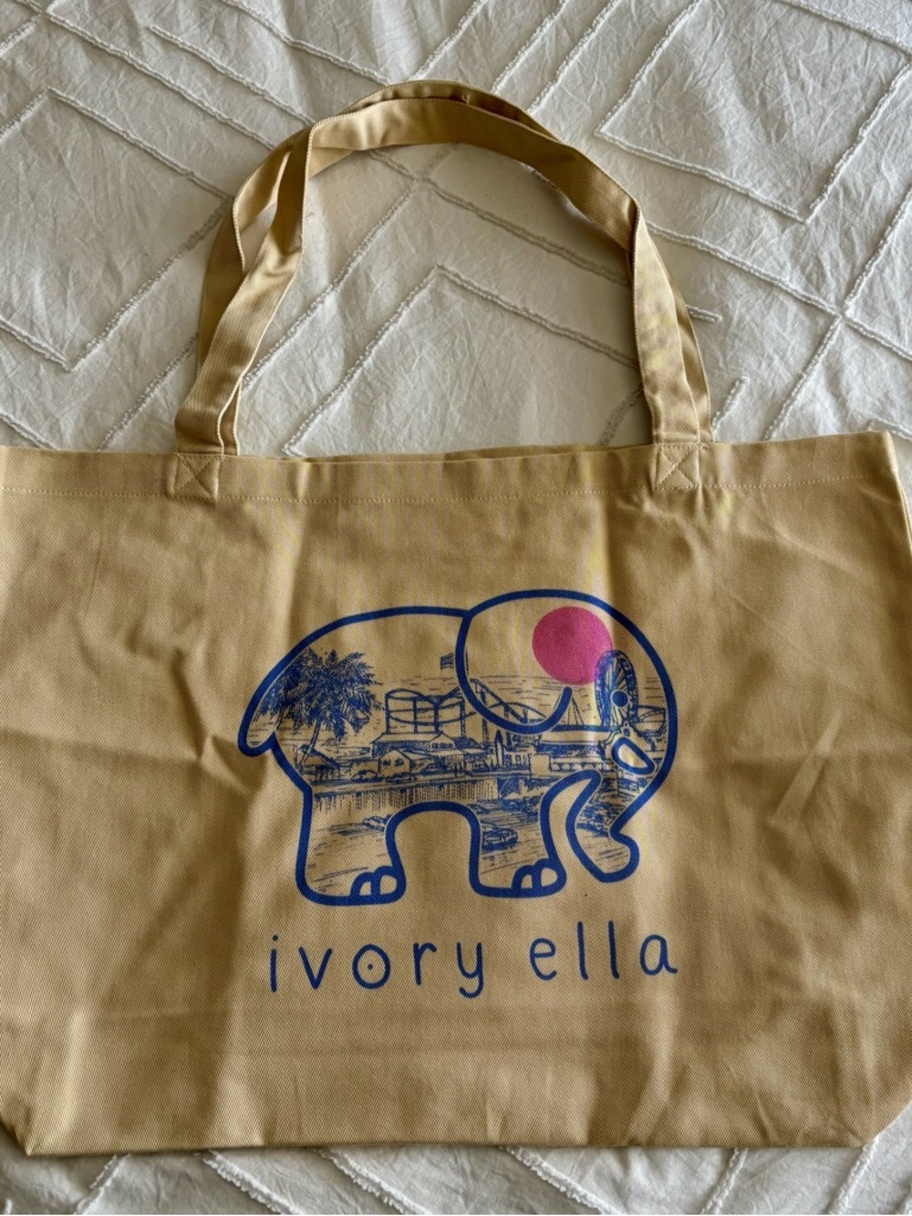 Ivory Ella beach tote